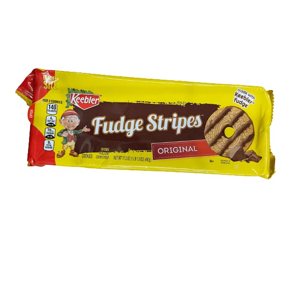 Keebler Keebler Original Fudge Stripes Cookies, Family Size, 17.3 oz