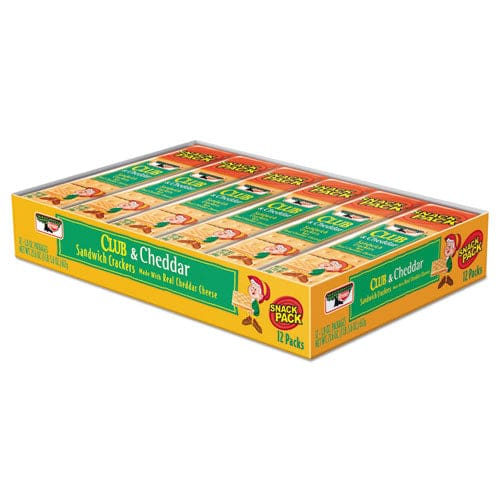 Keebler Sandwich Cracker Club And Cheddar 8 Cracker Snack Pack 12/box - Food Service - Keebler®