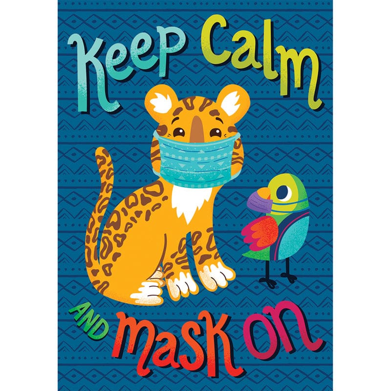 Keep Calm And Mask On Poster One World (Pack of 12) - Science - Carson Dellosa Education