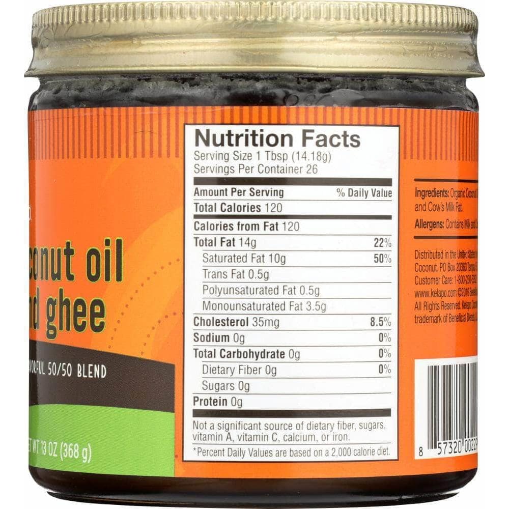 Kelapo Kelapo Oil Coconut Ghee 50/50 Blend, 13 oz