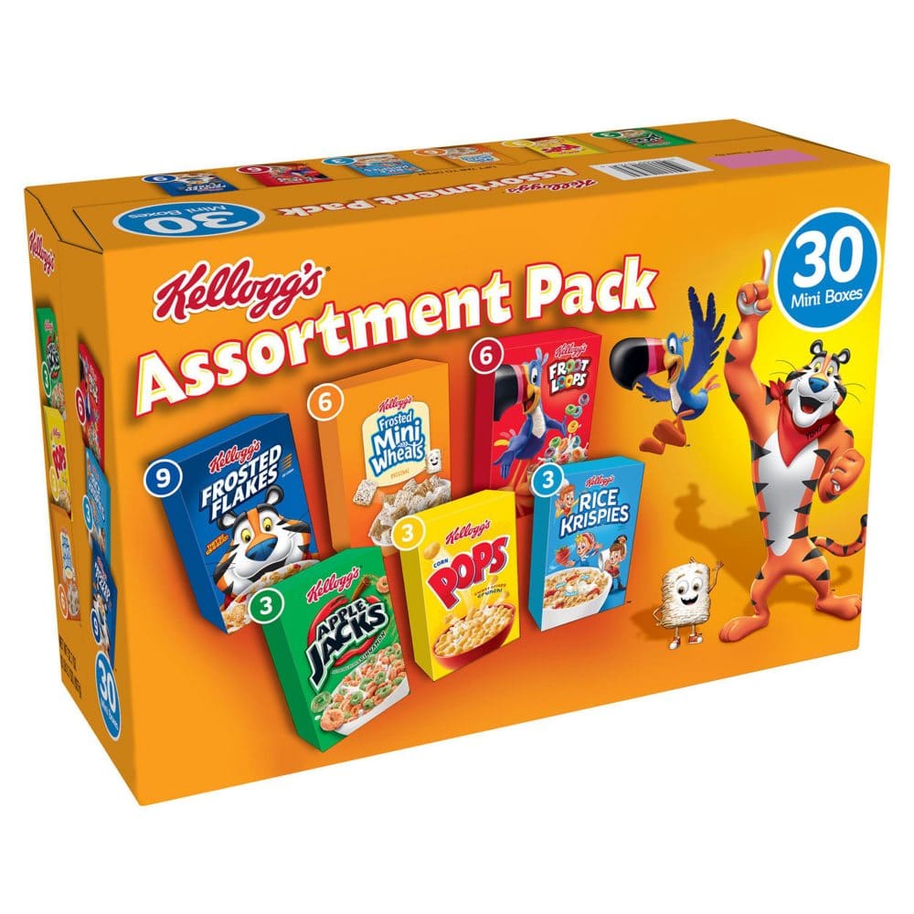 Kellogg’s Jumbo Assortment Pack (32.7 oz. 30 pk.) - Cereal & Breakfast Foods - Kellogg’s Jumbo