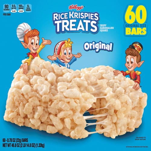 Kellogg’s Rice Krispies Treats Original Marshmallow 0.78 Oz Pack 60/carton - Food Service - Kellogg’s®