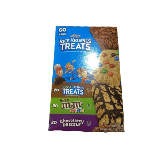 Kellogg's Variety Rice Krispies Treat, 60 Bars - ShelHealth.Com