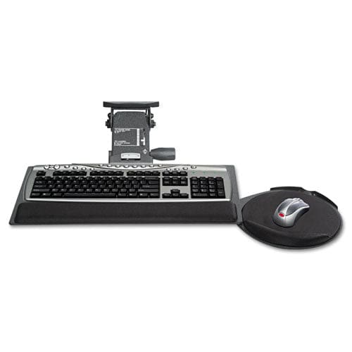 Kelly Computer Supply Leverless Lift N Lock Keyboard Tray 19w X 10d Black - Furniture - Kelly Computer Supply