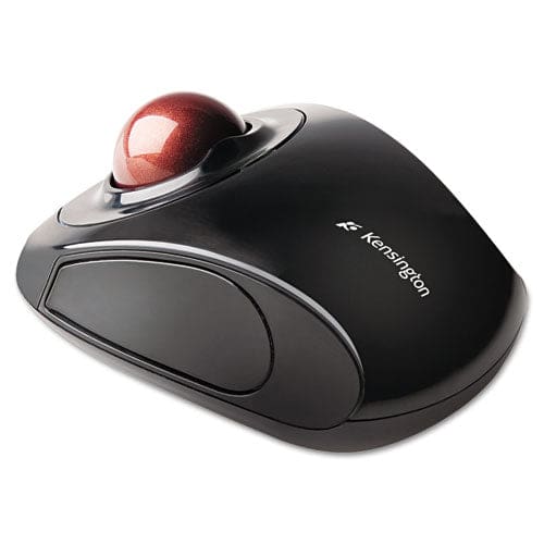 Kensington Orbit Wireless Mobile Trackball 2.4 Ghz Frequency/30 Ft Wireless Range Left/right Hand Use Black/red - Technology - Kensington®