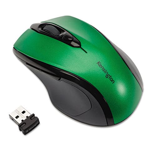 Kensington Pro Fit Mid-size Wireless Mouse 2.4 Ghz Frequency/30 Ft Wireless Range Right Hand Use Emerald Green - Technology - Kensington®