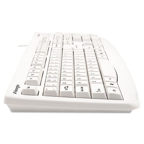 Kensington Pro Fit Usb Washable Keyboard 104 Keys White - Technology - Kensington®