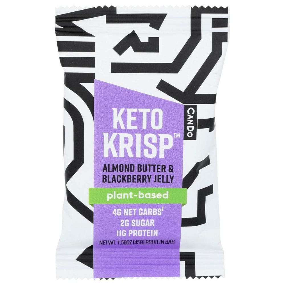 KETO KRISP Keto Krisp Almond Butter Blackberry Jelly Bar, 1.8 Oz