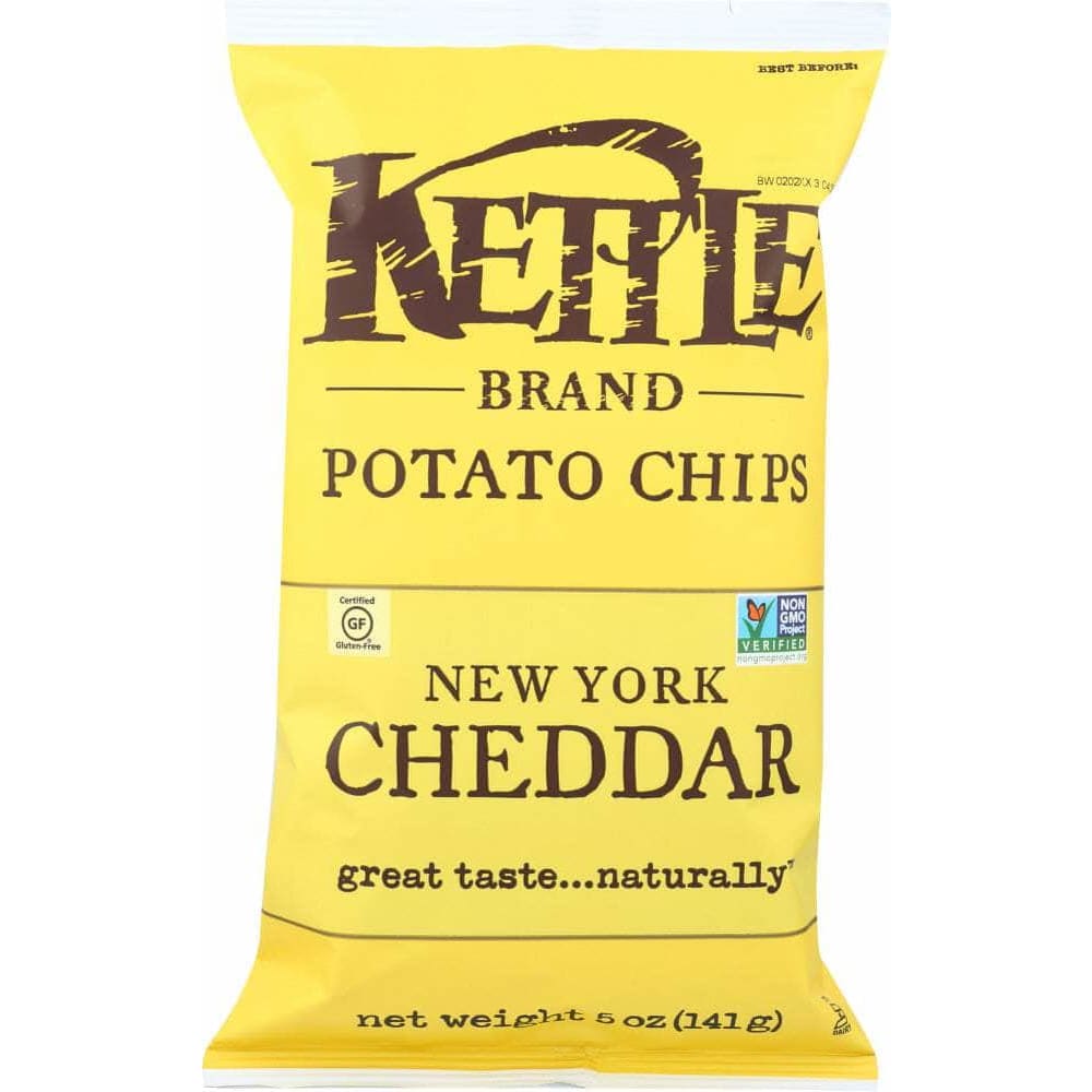KETTLE BRAND KETTLE BRAND New York Cheddar Potato Chips, 5 oz