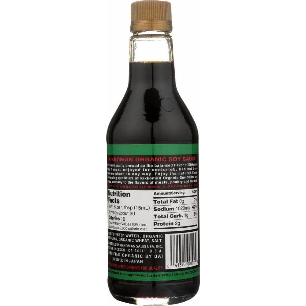 Kikkoman Kikkoman Organic Soy Sauce, 15 oz