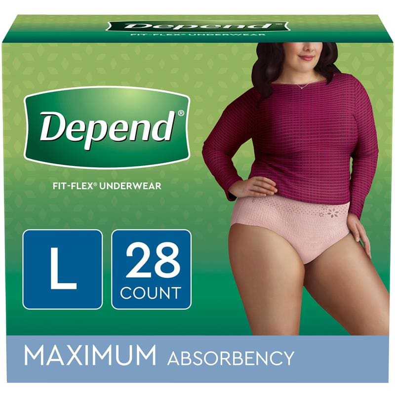 Kimberly Clark Depend Underwear Womens Max Large Case of 56 - Item Detail - Kimberly Clark