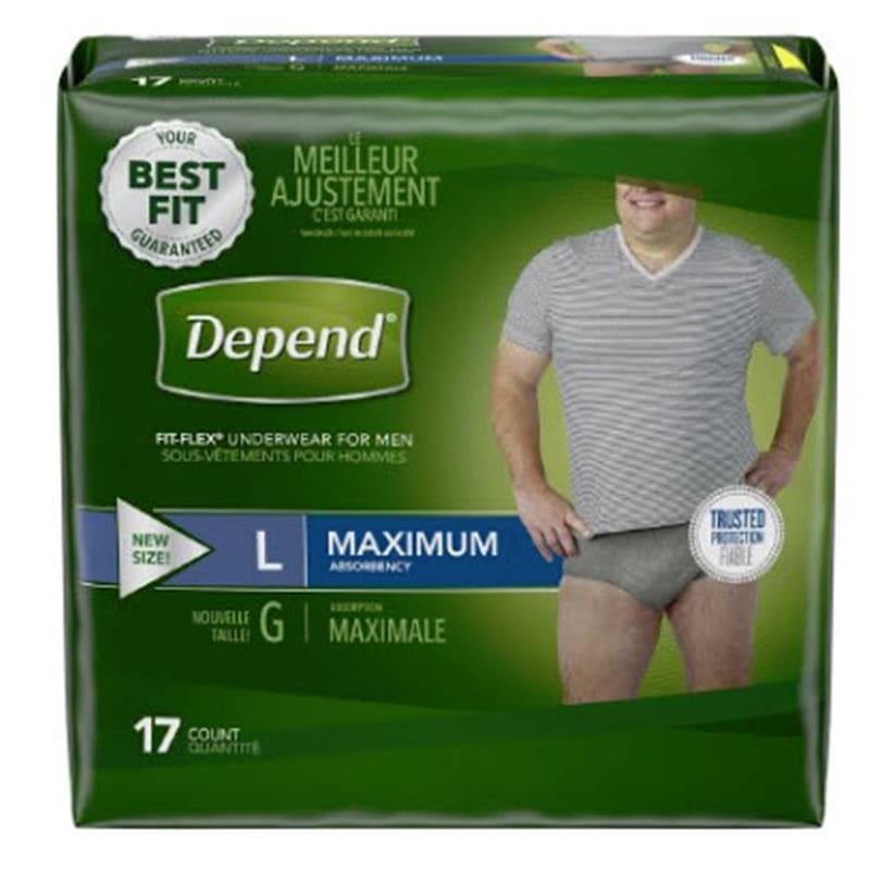 Kimberly Clark Depends Underwear Mens Max Lg Cs34 CASE - Item Detail - Kimberly Clark