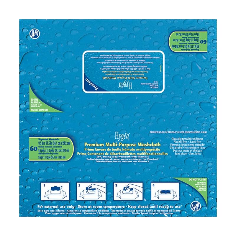 Kimberly Clark Hygea Personal Wipe Pk60 Case of 6 - Item Detail - Kimberly Clark