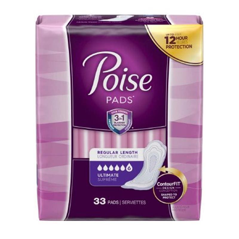 Kimberly Clark Poise Pad Ultimate C132 - Incontinence >> Liners and Pads - Kimberly Clark