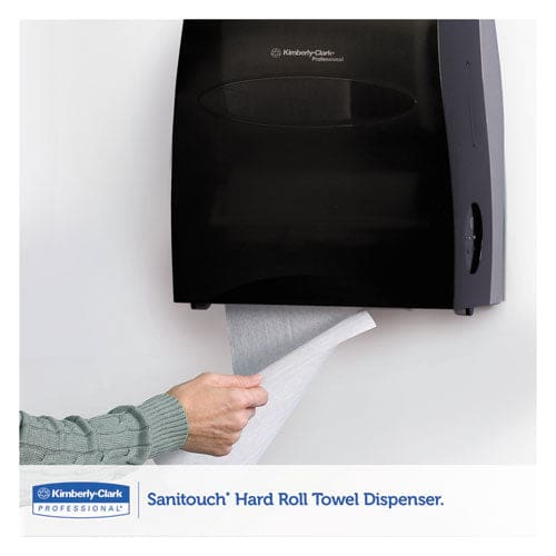 Kimberly-Clark Professional* Sanitouch Hard Roll Towel Dispenser 12.63 X 10.2 X 16.13 Smoke - Janitorial & Sanitation - Kimberly-Clark