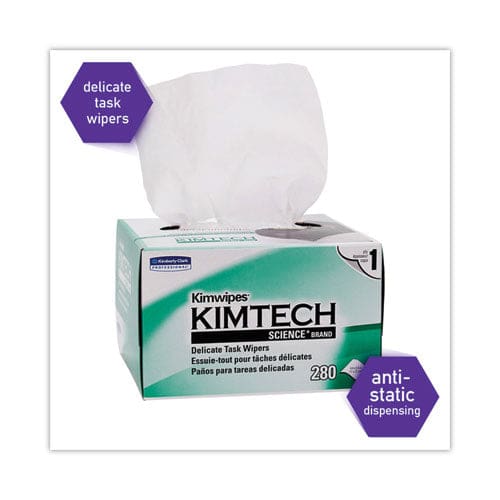 Kimtech Kimwipes Delicate Task Wipers 1-ply 4.4 X 8.4 280/box 30 Boxes/carton - School Supplies - Kimtech™