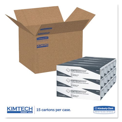 Kimtech Precision Wiper Pop-up Box 1-ply 14.7 X 16.6 White 144/box 15 Boxes/carton - School Supplies - Kimtech™