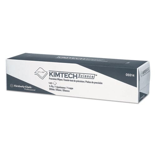 Kimtech Precision Wiper Pop-up Box 1-ply 14.7 X 16.6 White 144/box - School Supplies - Kimtech™