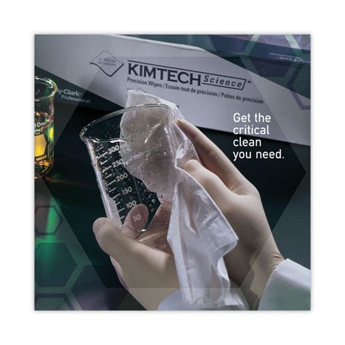 Kimtech Precision Wipers Pop-up Box 1-ply 4.4 X 8.4 White 280/box 60 Boxes/carton - School Supplies - Kimtech™