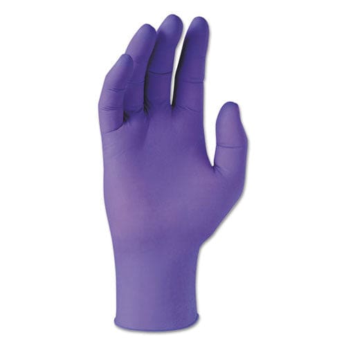 Kimtech Purple Nitrile Exam Gloves 242 Mm Length Large Purple 100/box - Janitorial & Sanitation - Kimtech™