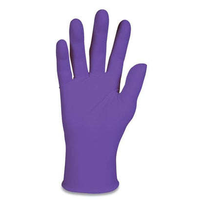 Kimtech Purple Nitrile Exam Gloves 242 Mm Length Large Purple 100/box - Janitorial & Sanitation - Kimtech™