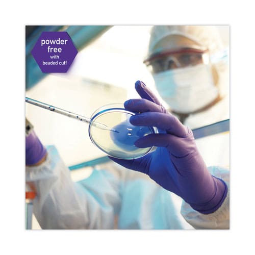 Kimtech Purple Nitrile Exam Gloves 242 Mm Length Large Purple 100/box - Janitorial & Sanitation - Kimtech™