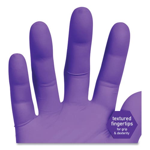 Kimtech Purple Nitrile Gloves Purple 242 Mm Length Small 6 Mil 1,000/carton - Janitorial & Sanitation - Kimtech™