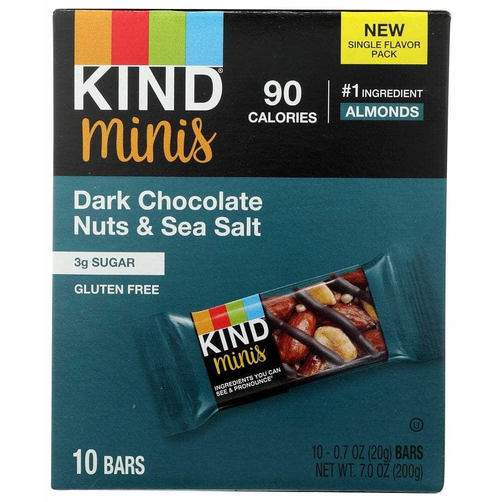 Kind Kind Dark Chocolate Nuts & Sea Salt Minis, 7 oz