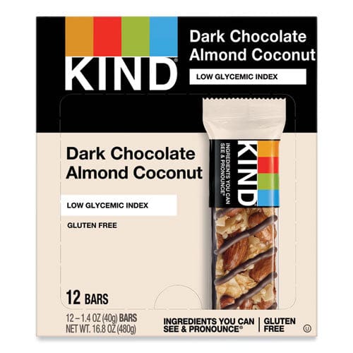 KIND Fruit And Nut Bars Dark Chocolate Almond And Coconut 1.4 Oz Bar 12/box - Food Service - KIND
