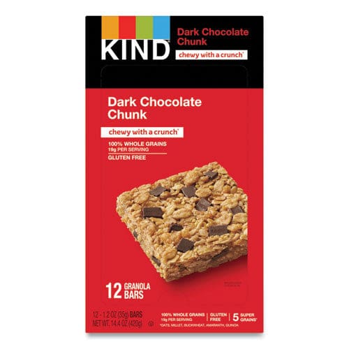 KIND Healthy Grains Bar Dark Chocolate Chunk 1.2 Oz 12/box - Food Service - KIND