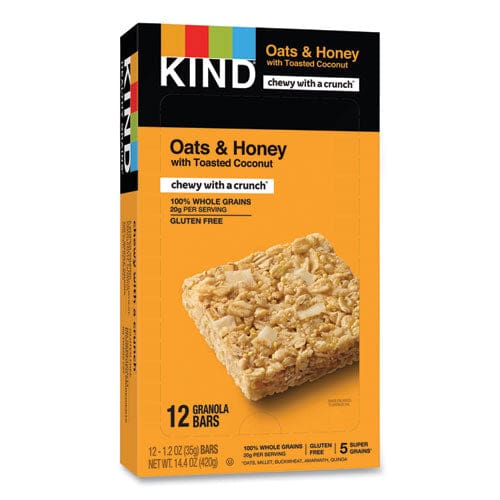 KIND Healthy Grains Bar Oats And Honey With Toasted Coconut 1.2 Oz 12/box - Food Service - KIND