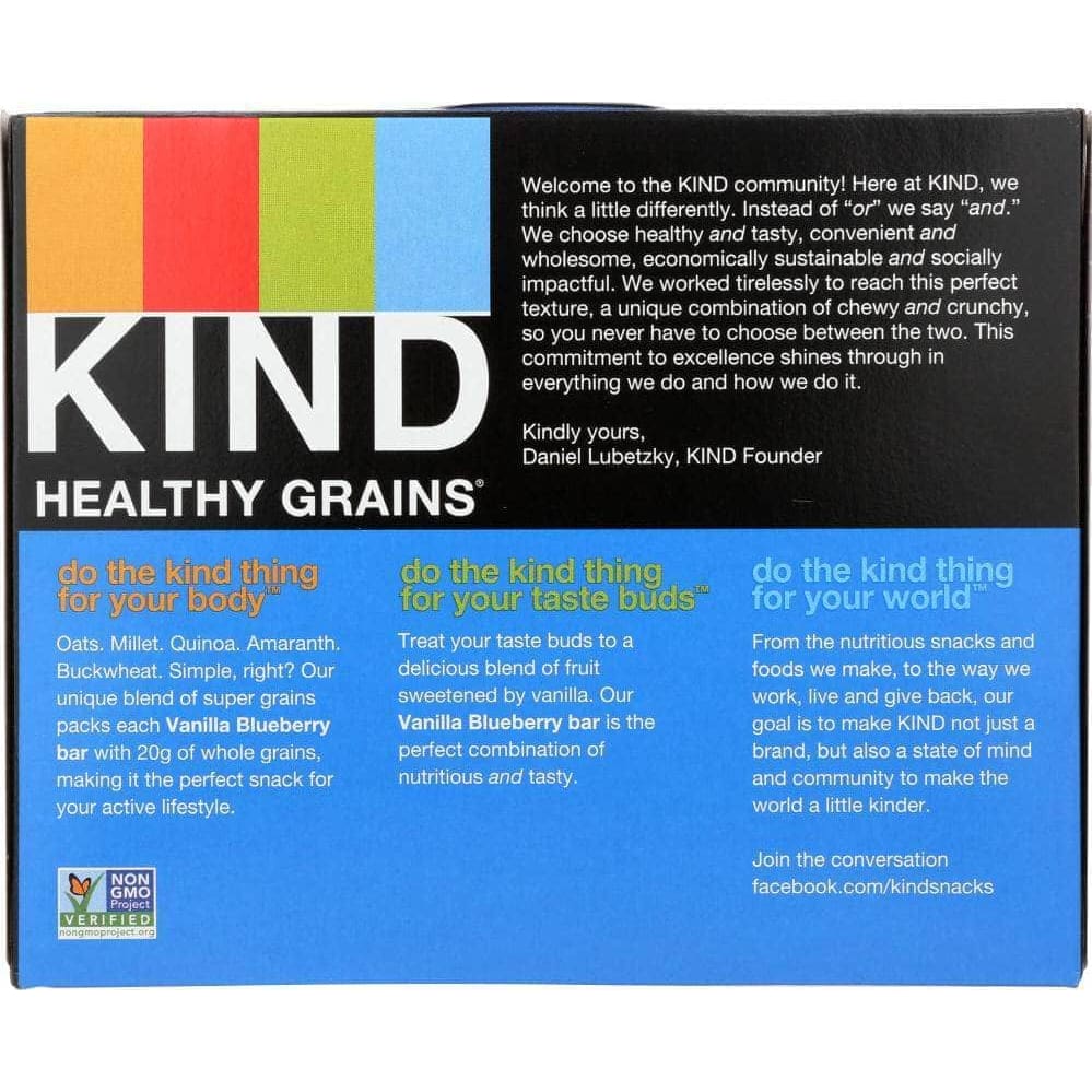 Kind Kind Healthy Grains Granola Bars Vanilla Blueberry 5 Count, 6.2 oz