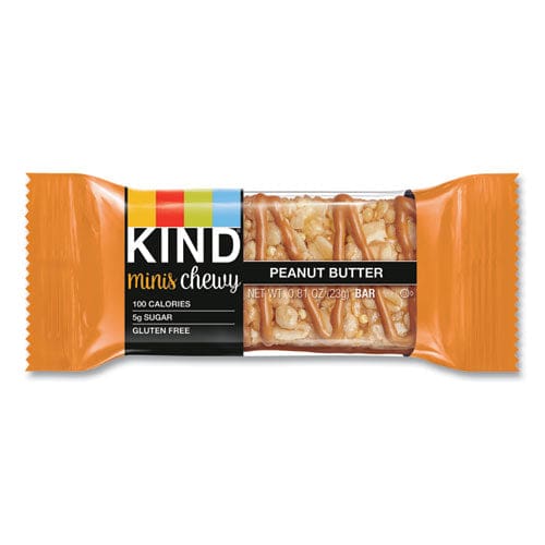 KIND Minis Chewy Peanut Butter 0.81 Oz 10/pack - Food Service - KIND