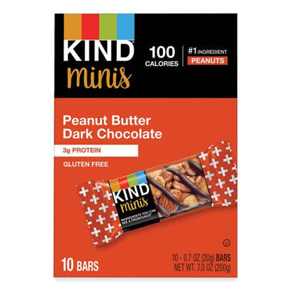 KIND Minis Peanut Butter Dark Chocolate 0.7 Oz 10/pack - Food Service - KIND