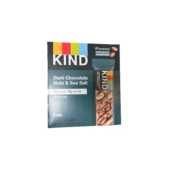 KIND KIND Nutritional Bars, Multiple Choice Flavor 1.4 oz, 6 Snack Bars