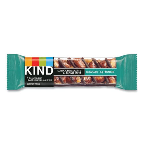 KIND Nuts And Spices Bar Dark Chocolate Almond Mint 1.4 Oz Bar 12/box - Food Service - KIND