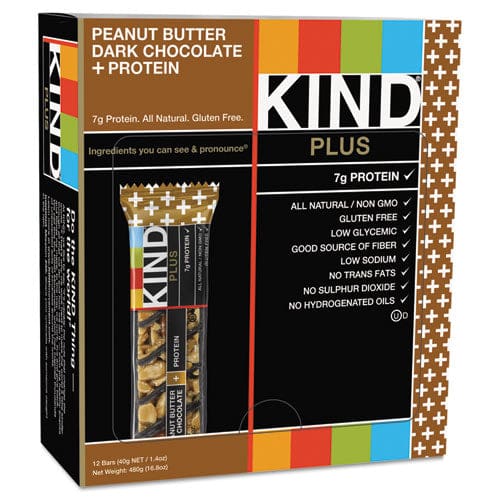 KIND Plus Nutrition Boost Bar Dk Chocolatecherrycashew/antioxidants 1.4 Oz 12/box - Food Service - KIND