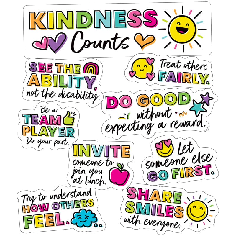 Kindness Counts Mini Bb St Kind Vibes (Pack of 6) - Motivational - Carson Dellosa Education