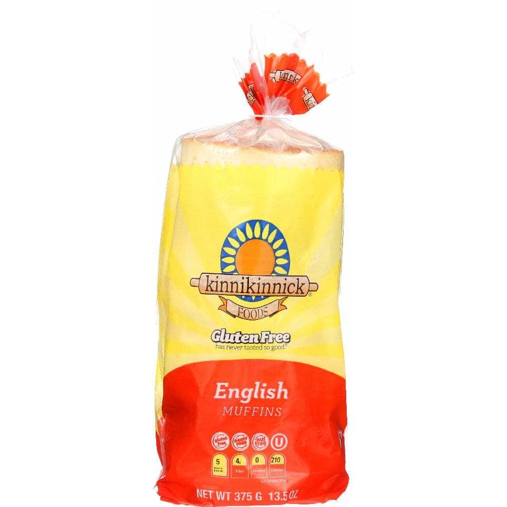 Kinnikinnick Kinnikinnick Gluten Free Tapioca Rice English Muffins, 13.5 oz