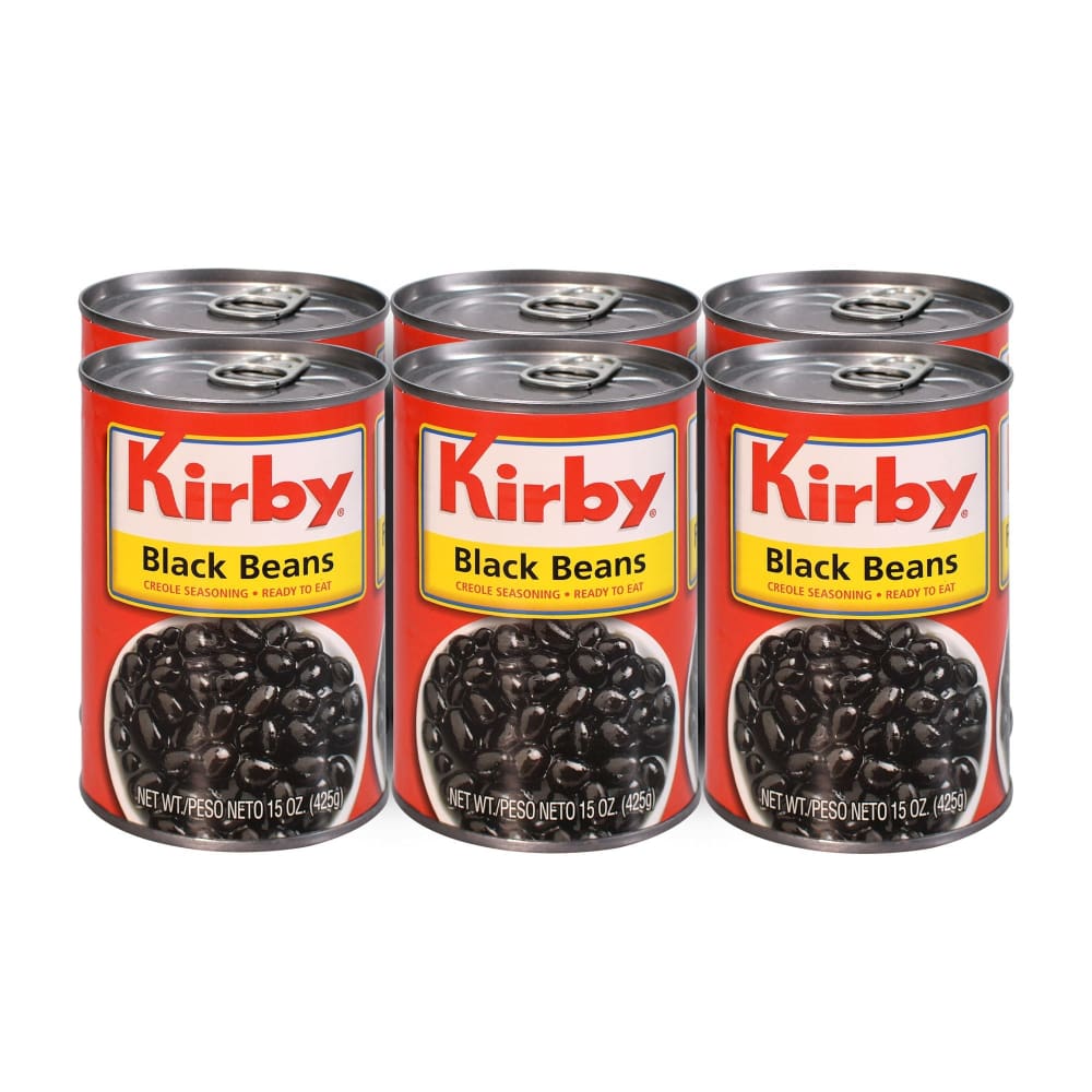 Kirby Black Beans 6 pk./15 oz. - Kirby