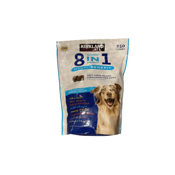 Kirkland Signature Kirkland Signature 8 in 1 Multi-Benefit Soft Chew Health Supplement For Dogs, 250 Counts