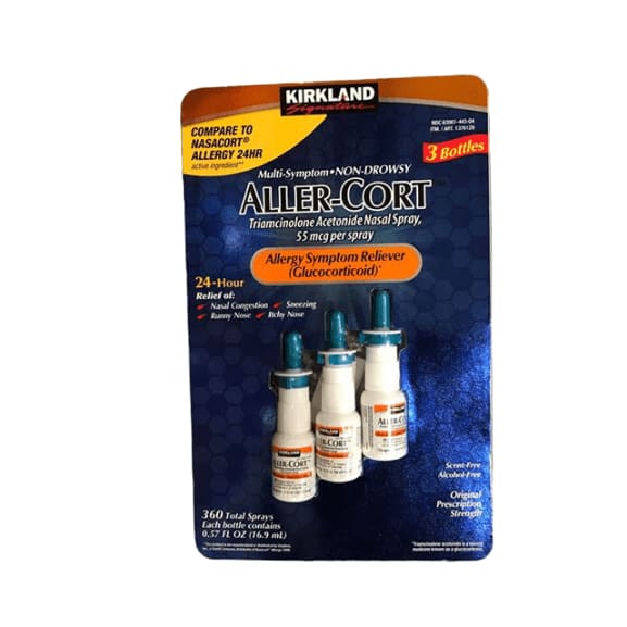 Kirkland Signature Aller-Cort, 3 Bottles - ShelHealth.Com