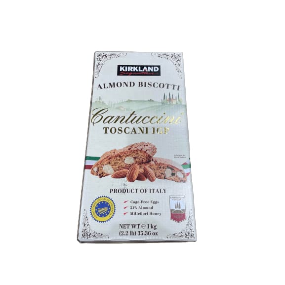 Kirkland Signature Kirkland Signature Almond Biscotti Cantuccini Toscani IGP Italy Biscuit Pack, 1kg