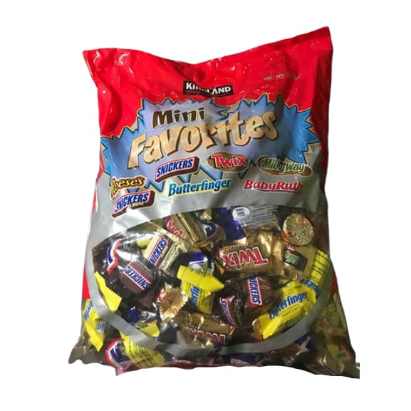 Kirkland Signature Chocolate Mini Favorites Candies 5 lb Bag - ShelHealth.Com