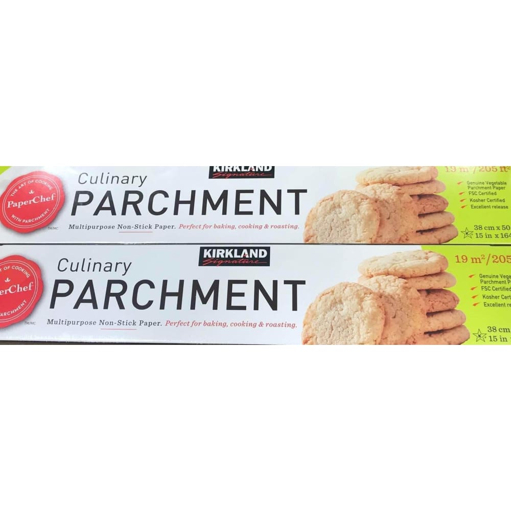 Kirkland Signature Non Stick Parchment Paper 205 sq ft (Twin Pack) - ShelHealth.Com