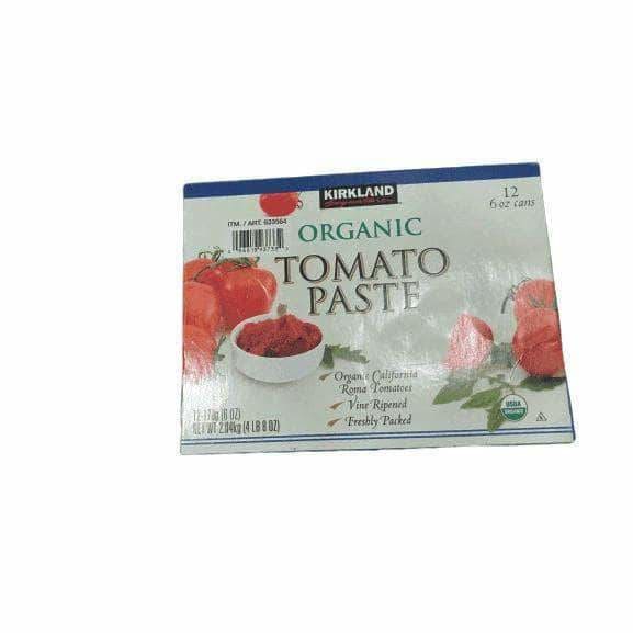 Kirkland Signature Organic Tomato Paste, 6 oz cans, 12-Count - ShelHealth.Com