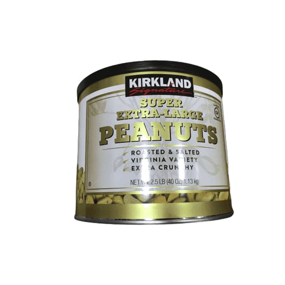 Kirkland Signature Super Extra Large Virginia Peanuts, 40 Ounce - ShelHealth.Com