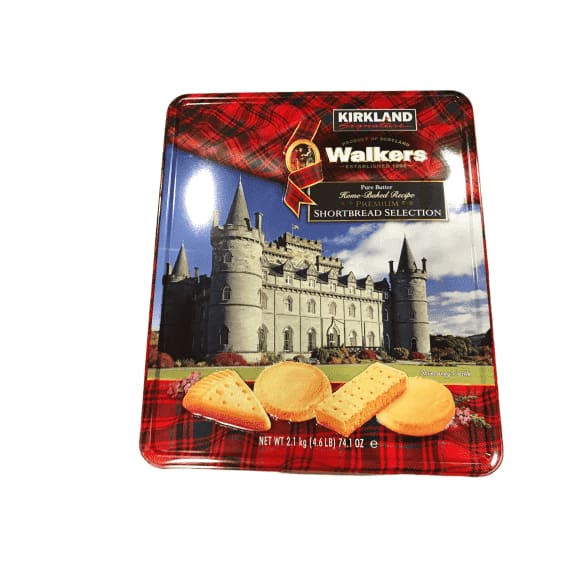 Kirkland Signature Walkers Premium Shortbread Cookies Selection Gift Tin, 4.6 Pound - ShelHealth.Com