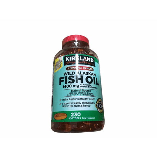 Kirkland Signature Kirkland Signature Wild Alaskan Fish Oil 1400mg, 230 Count