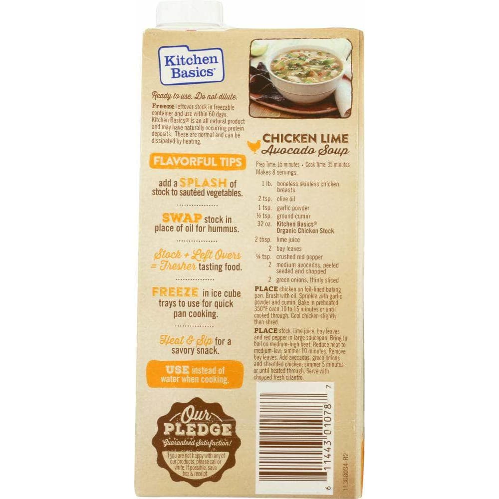 Kitchen Basics Kitchen Basics Broth Free Range Chicken Organic, 32 oz